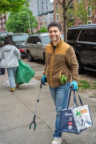 Portrait of Bhinish, Community Cleanup PLG volunteer
