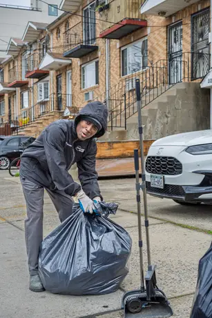 Portrait of Isaiah, Community Cleanup PLG volunteer